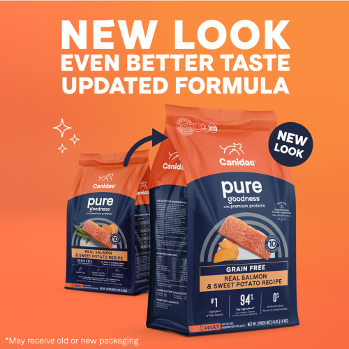 Canidae Dog PURE Grain Free Dry Dog Food With Salmon & Sweet Potato 無穀物海洋成犬配方 (三文魚&甜薯) 22LB (原價$885) (1340A) (訂貨需時3-5天)